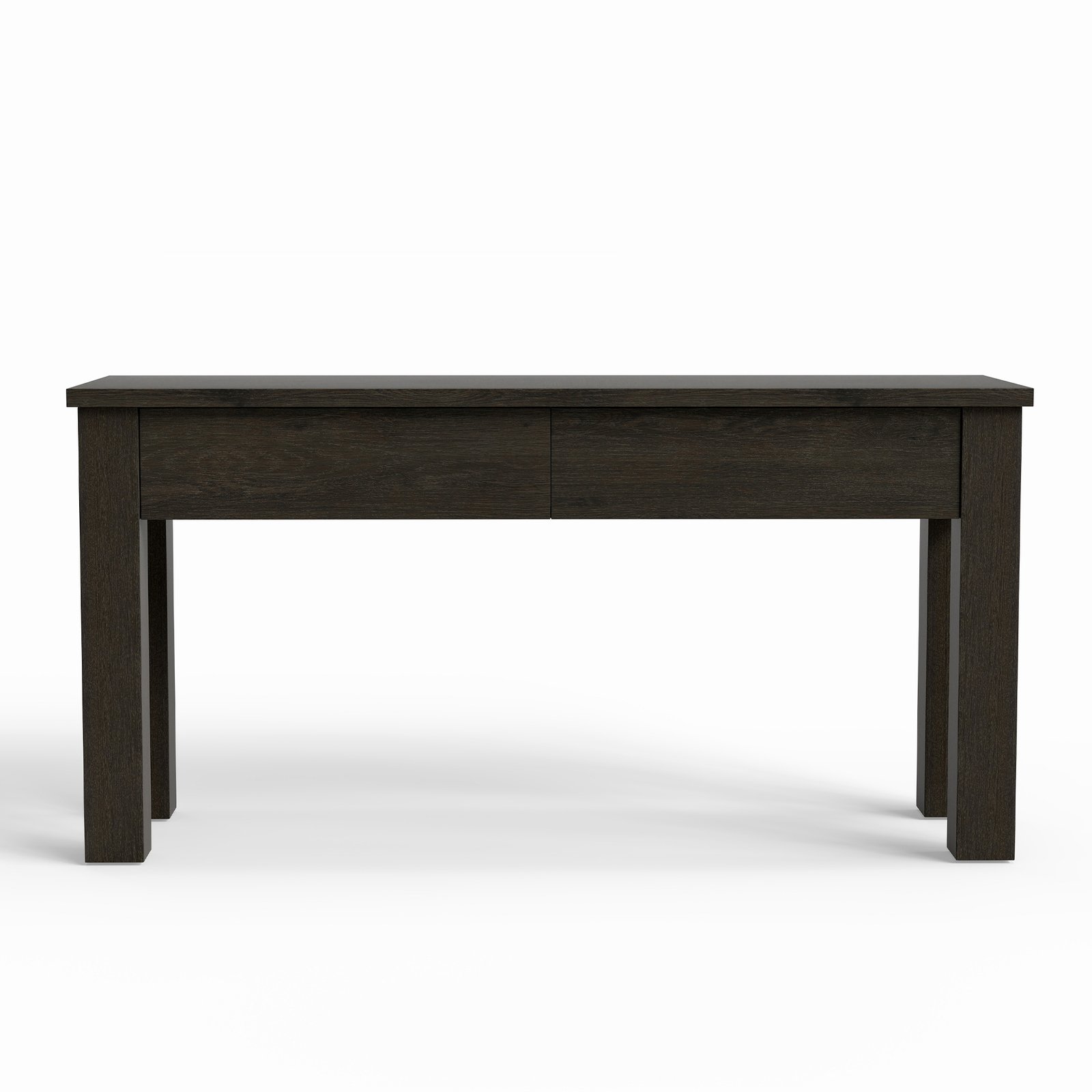 Modern Oak Console Table with 2 Drawers for Entryway, Hallway & Living Room - Image 3