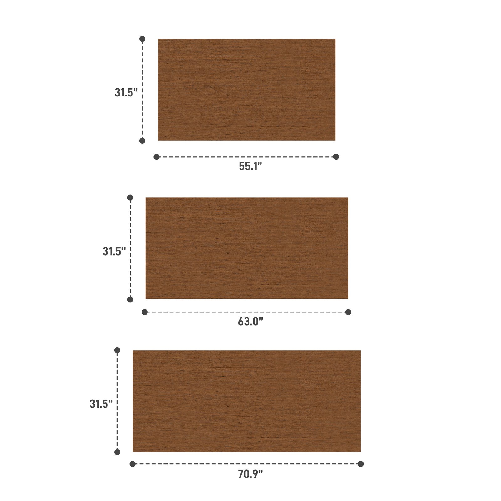 72“”Mid-Century Modern Solid Wood Dining Table for 4–8 People | OEM & Wholesale Manufacturer - Image 7