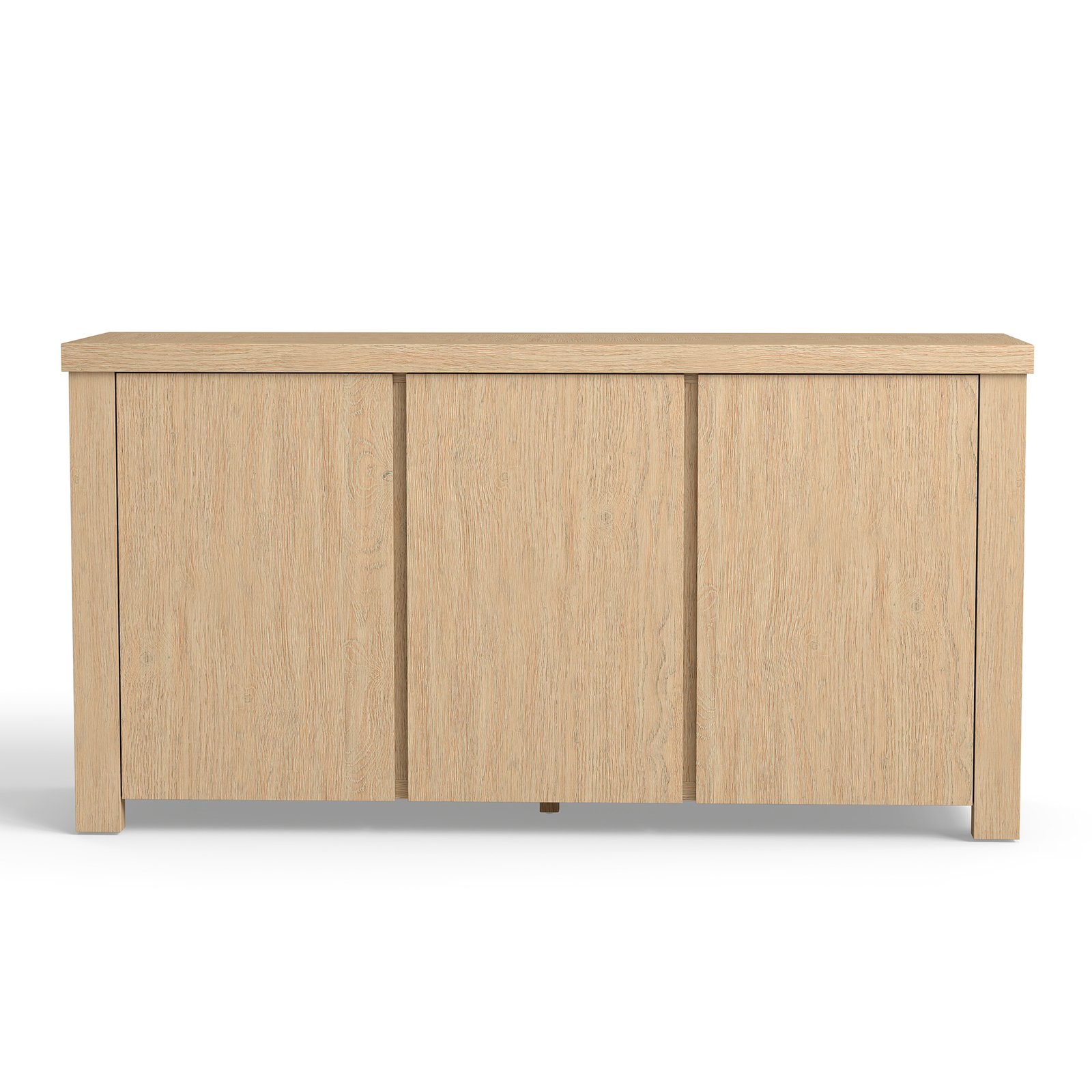 Mid-Century Oak Sideboard Buffet Cabinet with 4 Doors | OEM & Wholesale Furniture Supplie