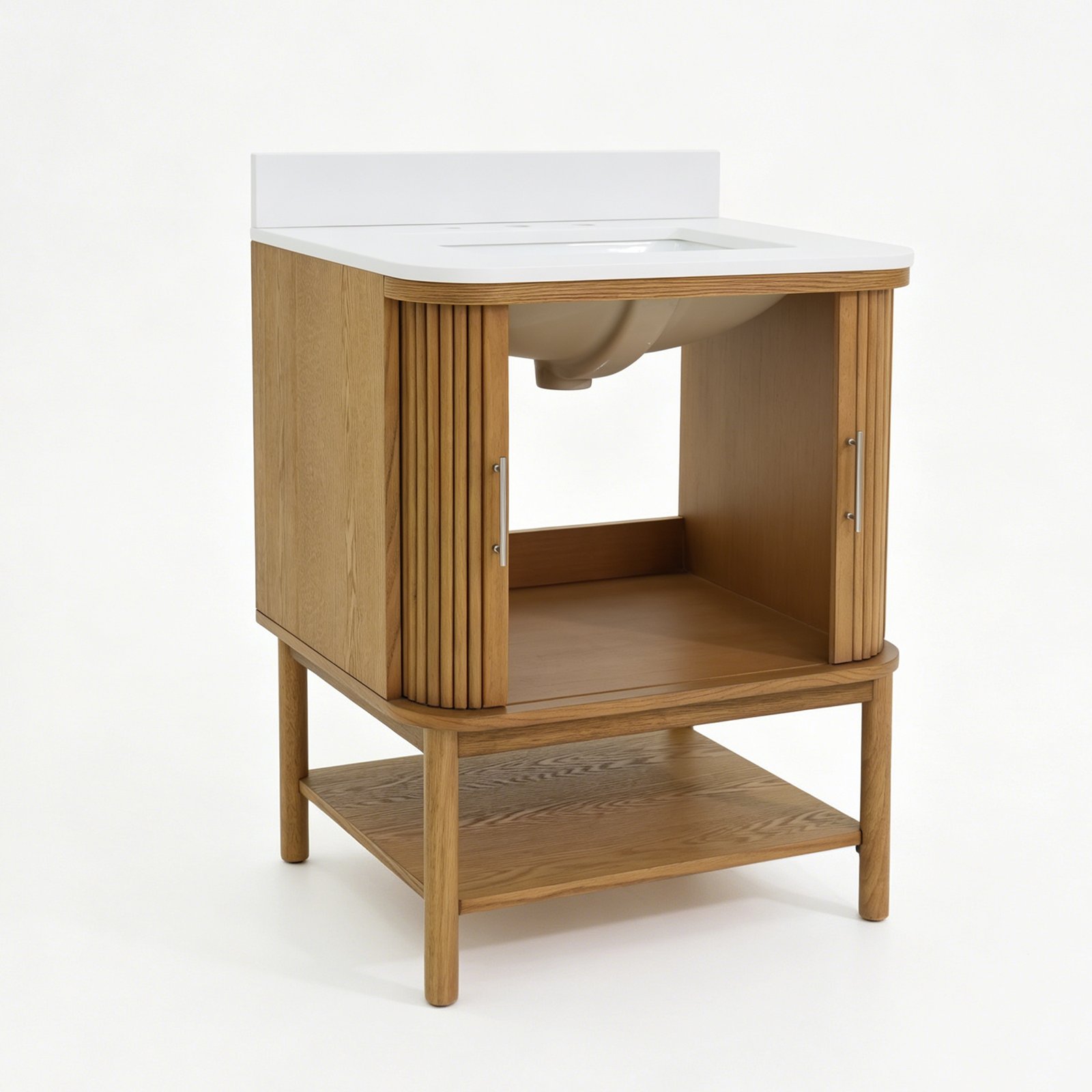 Modern Bathroom Vanity Manufacturer | Freestanding & Wall-Mounted Vanity with Engineered Stone Countertop - Image 3