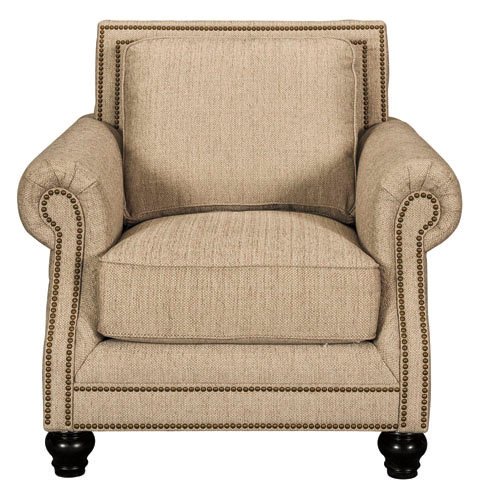 American Style Upholstered Solid Wood Sofa Set | Custom Fabric Living Room Sofa Manufacturer - Image 5