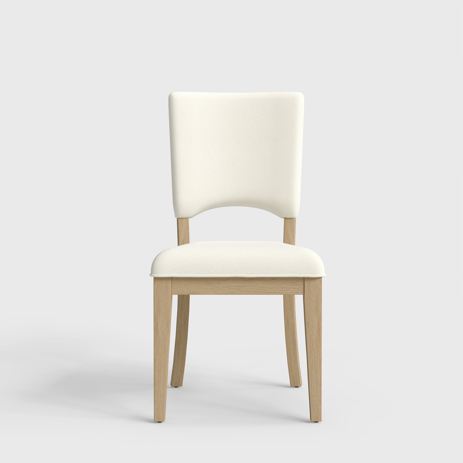 Modern Teddy Fleece Dining Chair with Solid Wood Frame | Wholesale Dining Chair Supplier
