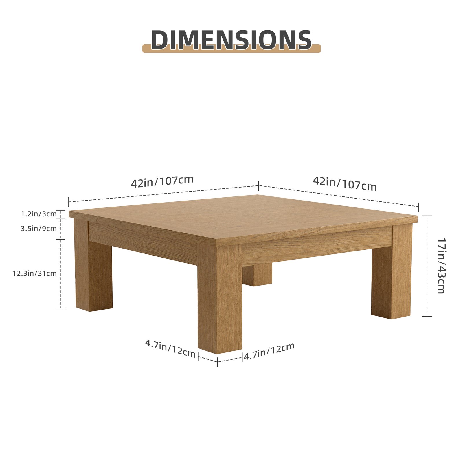 Custom Solid Wood End Table with Diamond Inlay & Storage Drawer | OEM Furniture Manufacturer - Image 3
